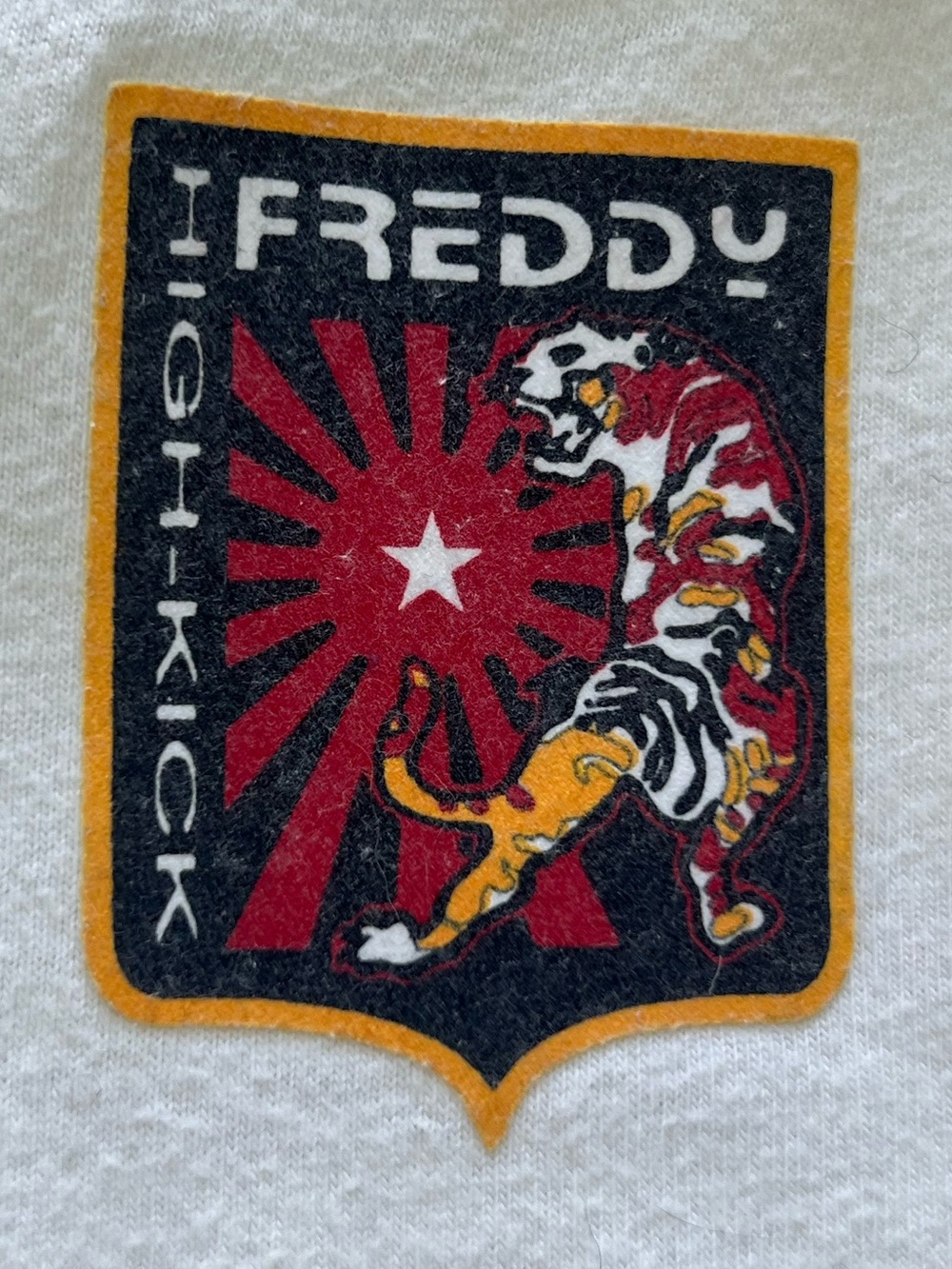 Freddy High Kick Y2K White Cotton Full Zip Track Jacket XS - Picture 5 of 12